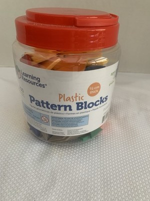 Learning Resources  Plastic Pattern Blocks