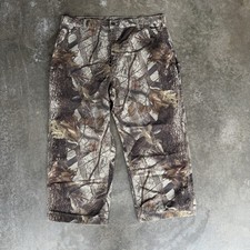 Carhartt Realtree Camo Carpenter Pants Hunting USA Made 100% Cotton Men’s 40x30