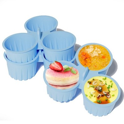 Gedämpfte Eierform Antihaft Cupcake Form Zum Selbermachen Silikon Muffinform Mikrowelle T3R9