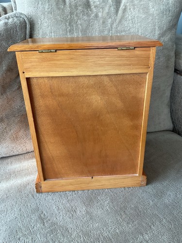 Vintage Wood Jewellery Box + Drawers - Bild 9 von 10