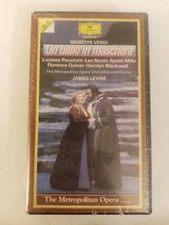 Un Ballo In Maschera The Metropolitan Opera VHS Video Cassette Brand New Sealed