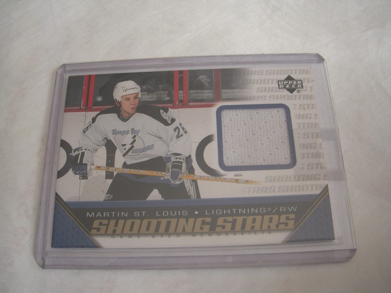 2005-06 UPPER DECK MARTIN ST. LOUIS SHOOTING STARS JERSEY CARD #S-MS