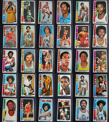 #ad 1976 77 Topps Basketball Cards Complete Your Set You U Pick From List 1 144 $7.49