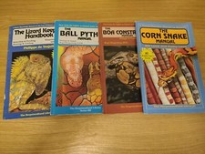 Reptile Books x 4 Ball Python, Boas, Cornsnakes & Lizards