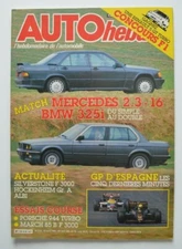 WEEKLY CAR 518 April 1986 Porsche 944 Turbo March 85B F3000 Mercedes 190E 2.3 16