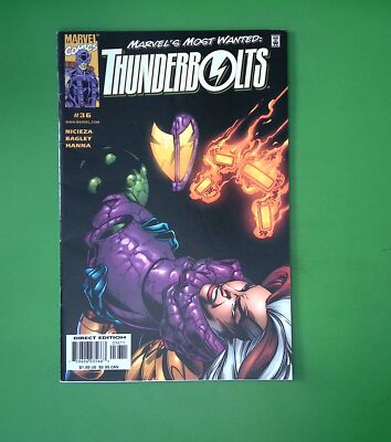 THUNDERBOLTS #36 VOL. 1 MID GRADE MARVEL COMIC BOOK H43-34