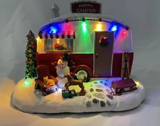 Carole Towne Campground Happy Camper Christmas 20th Anniversary LED Lights