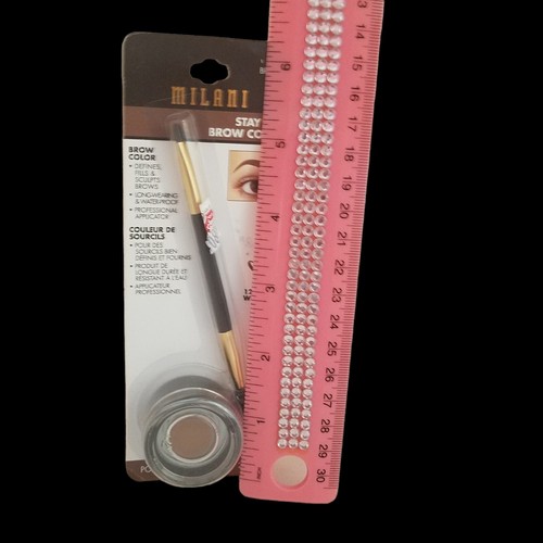 Milani STAY PUT BROW COLOR 12HR Long Lasting Waterproof #01 SOFT BROWN 0.06 oz - Picture 24 of 24