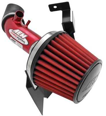 AEM CARB Legal Short Ram Air Intake For 2003-2006 Mitsubishi Evo 8 9 Red