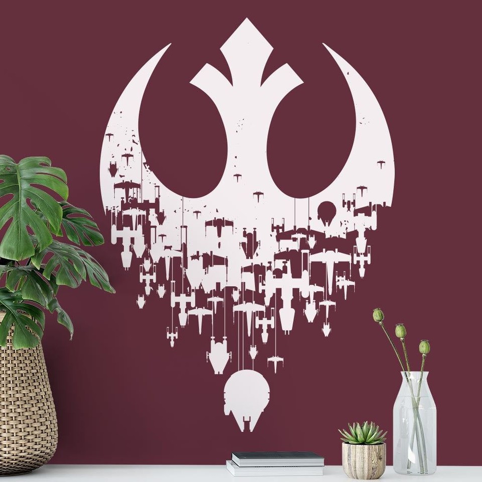 RoomMate Star Wars Episode IX Wandaufkleber – 28-teiliges Set Zum Abziehen & Aufkleben