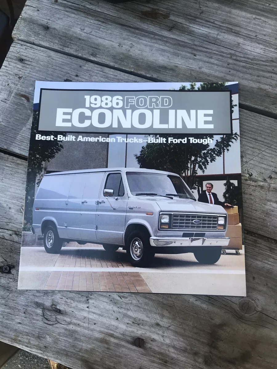 1986 ford econoline sales van for sale