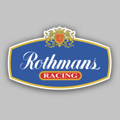 Gross Rothmans Racing  Aufkleber Youngtimer Motorsport V8 Sticker  45cm Breite !