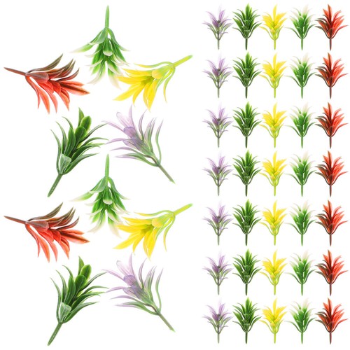 50 Pcs Simulation Von Pflanzen Modellen Miniatur-Gartenlandschaft - Bild 9 von 12