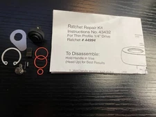 Ratchet Repair Kit No. 43432 For Thin Profile 1/4" Drive Ratchet No. 44994