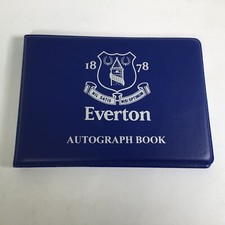 Everton FC Official Autograph Book  Unused  16.5cm x 12cm