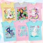 Girls Birthday T-Shirts I Am 1 2 3 4 5 6 Novelty Age Top Cute Design Gift Lovely