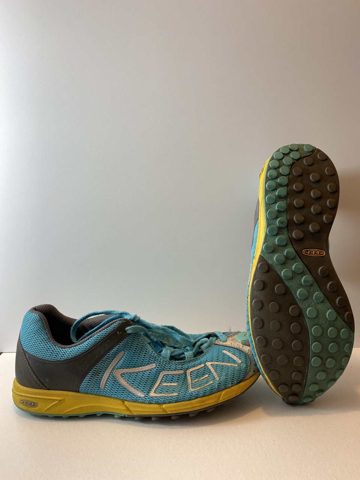 Scarpe da trail running Keen donna blu giallo 52014 US 7 stile escursionismo minimalista