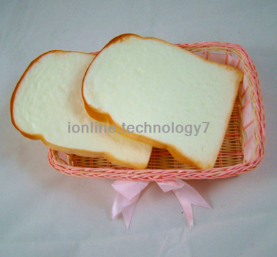 2x Fake Toast Bread PU Artificial Bread House Party Kitchen BBQ Decor Prop