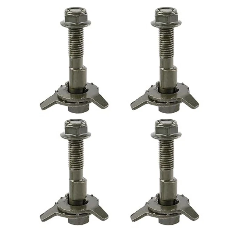 Kit de 4 piezas de pernos de leva de 16 mm Kit de alineación de corrección de inclinación ajustable para cuatro ruedas Foto 3 de 4