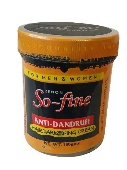 SO - FINE ANTI-DANDRUFF HAIR DARKENING CREAM ( FOR MEN & WOMEN ) 100 GM