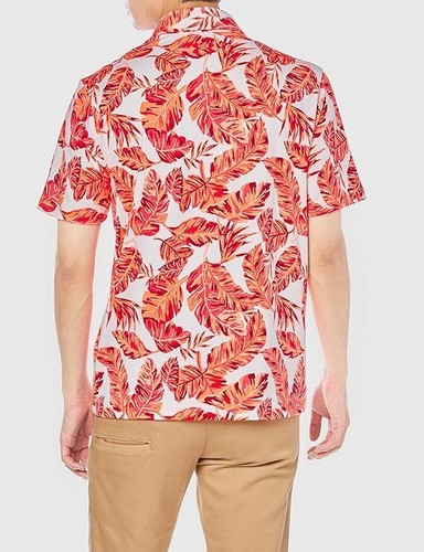 MENS SMALL ORANGE/NEON/PINK/WHITE FLORAL UNDER ARMOUR POLO SHIRT - NWT - Picture 3 of 3
