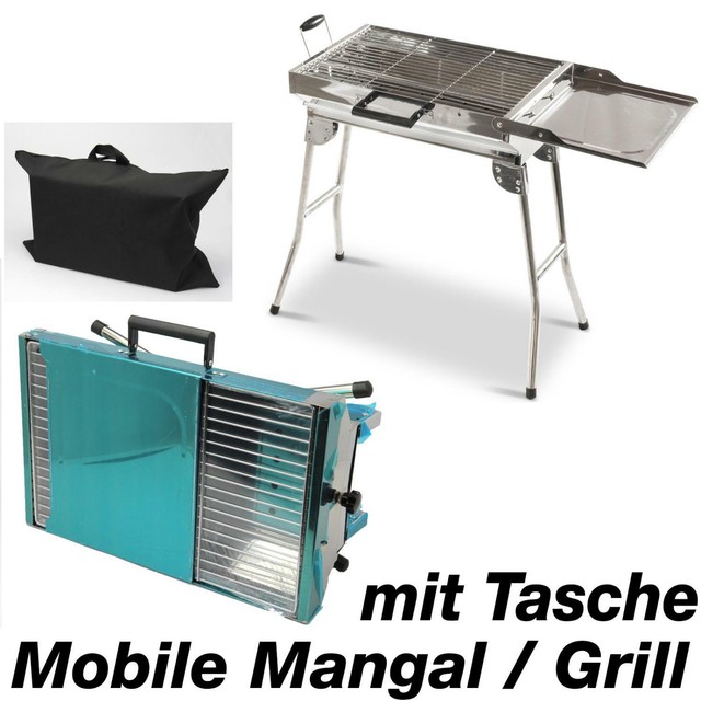 Mobile Mangal Stainless Steel BBQ Shashlik Grill Charcoal Шашлык Mobile Mangal Stainless Steel BBQ Shashlik Grill Charcoal Шашлык