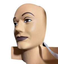 Headform Face Cover Male Plastic New