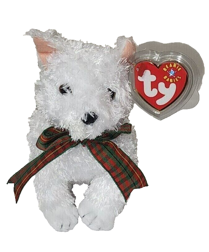 Ty Beanie Baby - KIRBY the West Highland Terrier Dog 5.5