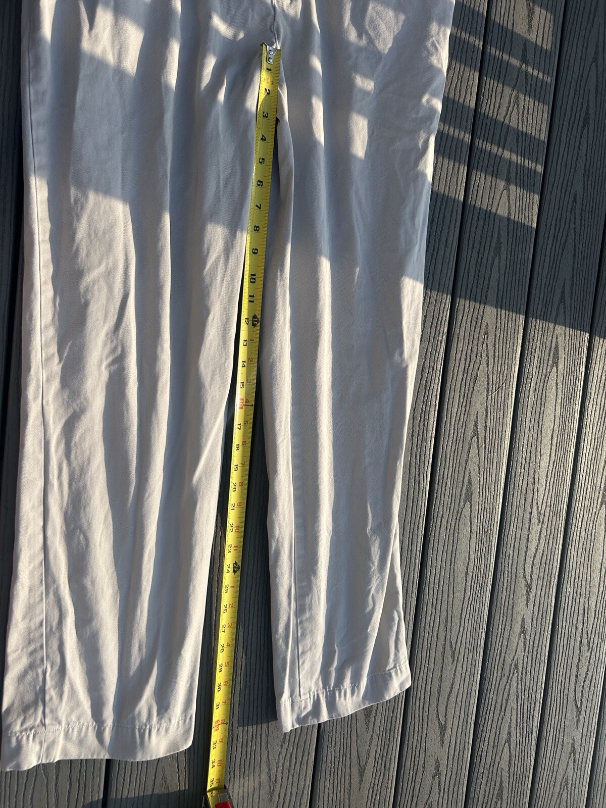 Vintage Polo Ralph Lauren Chino Prospect Pants Cream Color Men’s 36/34 Cotton  thumbnail 9