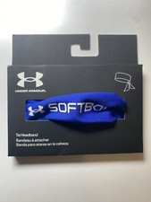 Under Armour Womens Softball Tie Headband OS Pitch blue