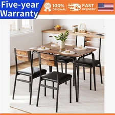☑️Dining Table  5 Piece Kitchen & Dining Room Sets for Small Space Table and Cha