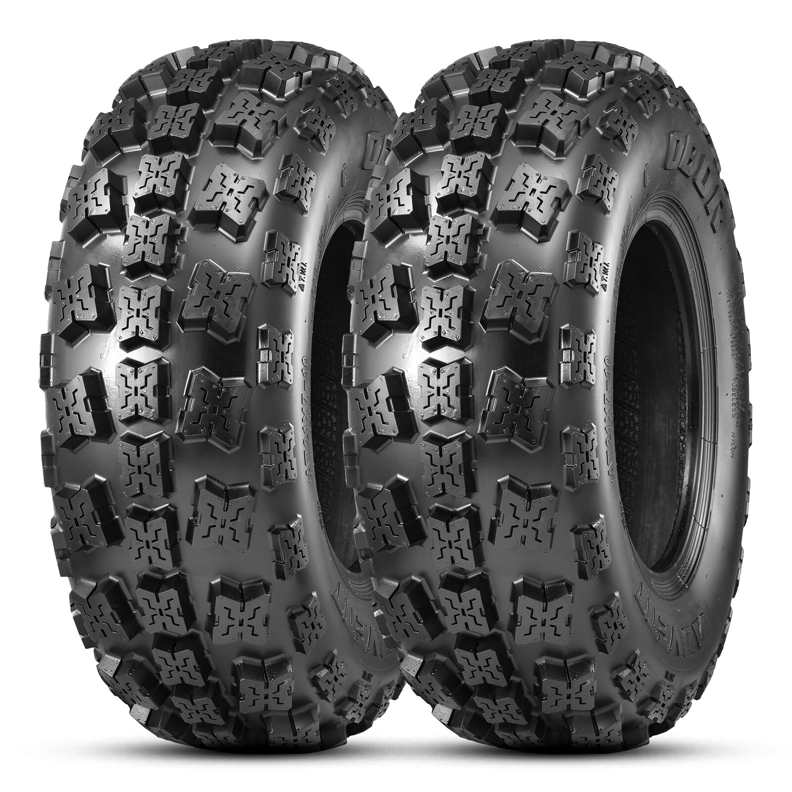 Set 2 OBOR 21X710 Sport Quad ATV Tires 21X7X10 6Ply GNCC Race All