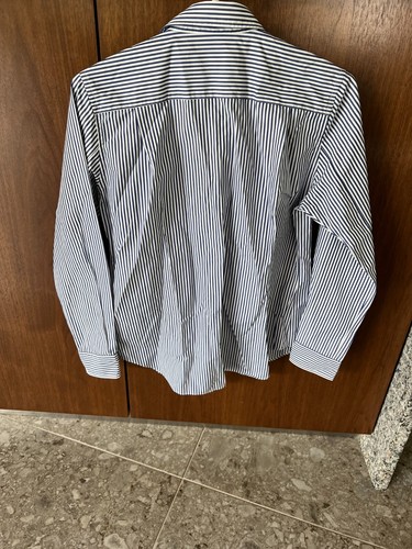 Comme des Garçons Play Heart Patch Striped Shirt Boy's Size:Large AZ-B007 - Picture 2 of 6