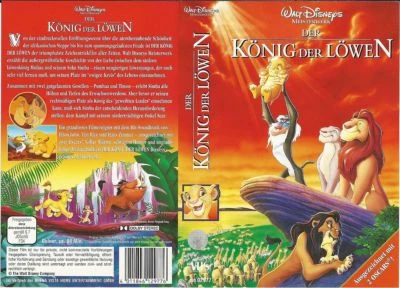 (VHS) Der König der Löwen - Zeichentrickfilm - Walt Disney (1994)  - Bild 1 von 2