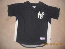 New York Yankees Baseball Jersey Cool Base Majestic Authentic Collection BP   XL
