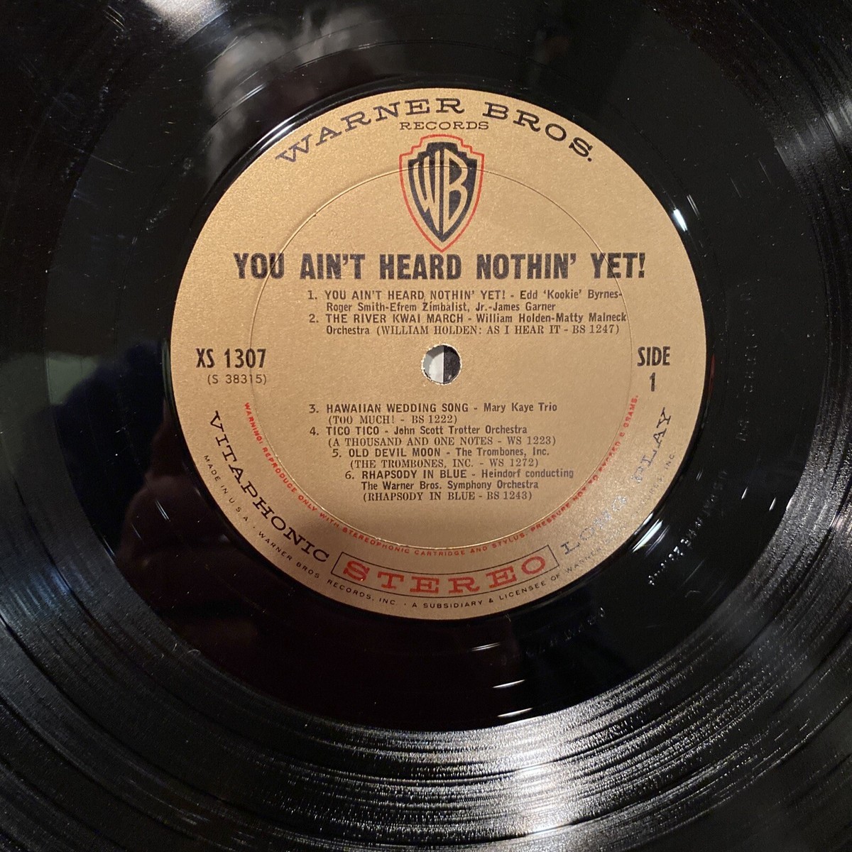 You ain't heard nothin yet-Various Artists 1959 lp Warner You ain't heard nothin yet-Various Artists 1959 lp Warner