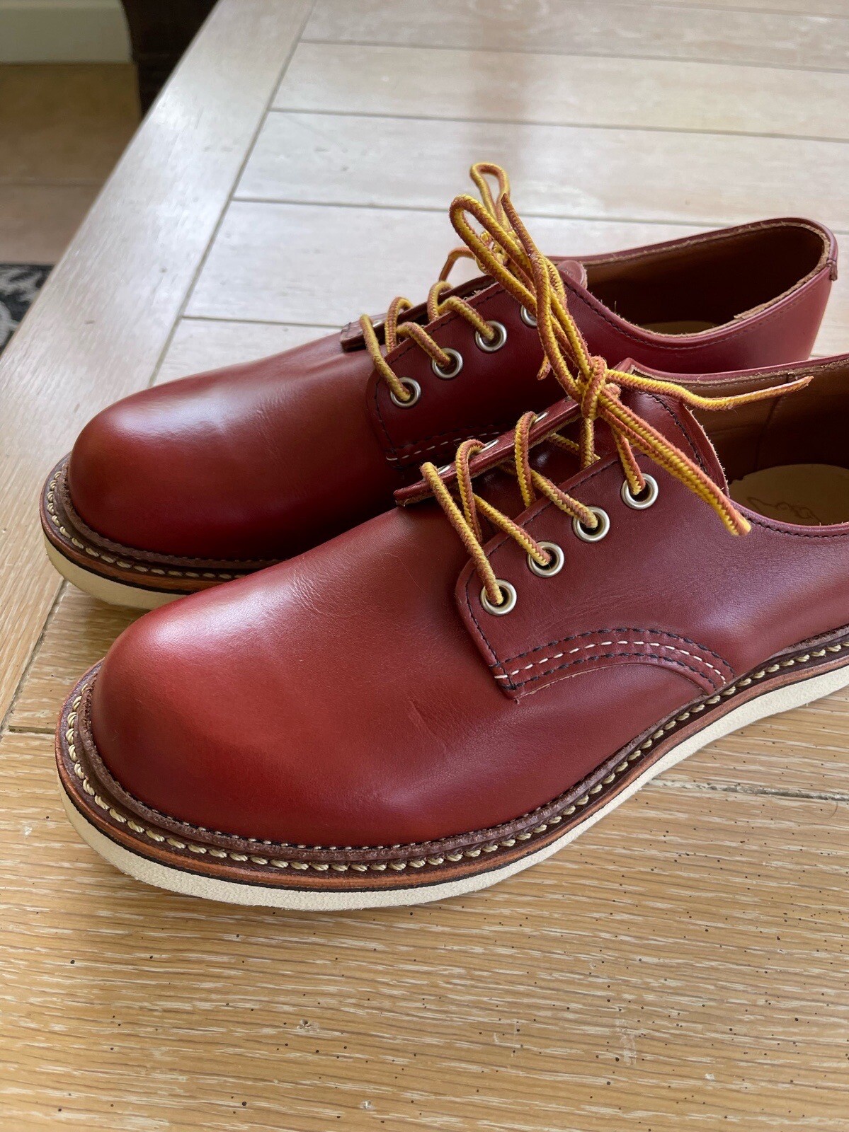 RED WING 8001 Work Oxford Round Toe Russet Size 7.5 D | eBay