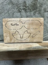 Fox & Fawn Educational Wooden Dies 6.5x4 scrapbooking ribbon bow