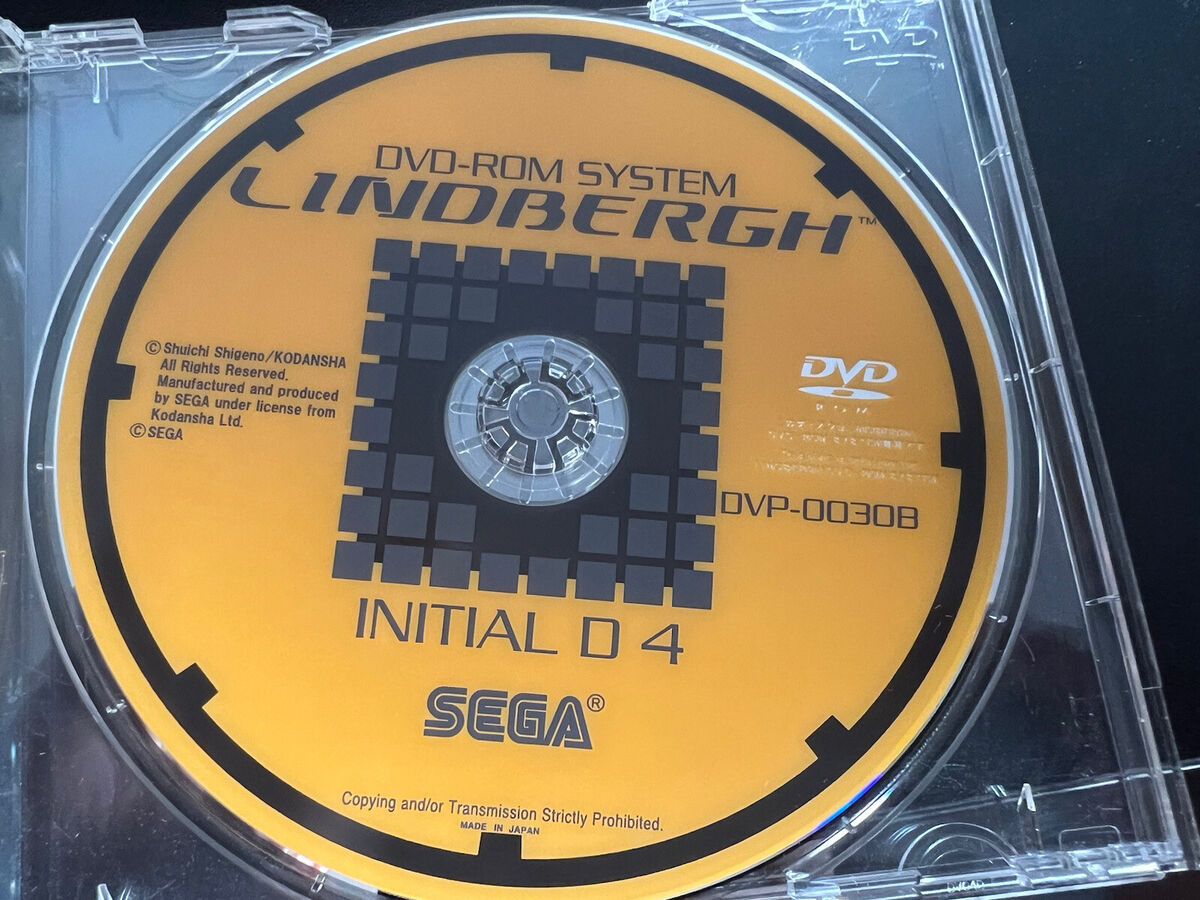 Sega LindBergh Initial D 4 Game DVP-0030B - DVD-Rom ARCADE Sega LindBergh Initial D 4 Game DVP-0030B - DVD-Rom ARCADE