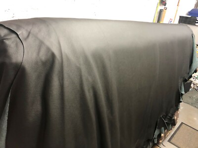 Italienisches Volllederfell Farbe schwarz, preisgünstiges Lederfell