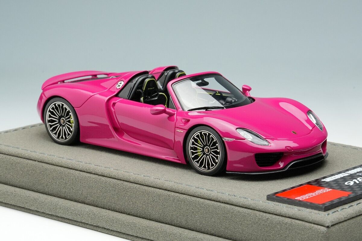 1/43 Make Up EIDOLON Porsche 918 Spyder RubyStar w/ Box From 1/43 Make Up EIDOLON Porsche 918 Spyder RubyStar w/ Box From
