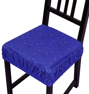 Set 6 Cuscini Per Sedia 40x40 Cm - Fantasia Ghirigori, Imbottiti E Sfoderabili