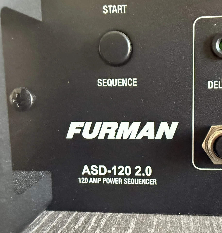 Furman ASD-120 2.0 Power Sequencer Conditioner with Lock 120A ASD120 - Image 3 of 3