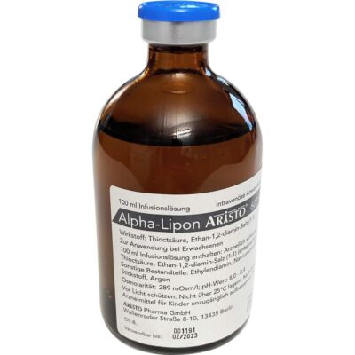 ALPHA LIPON Aristo 600 mg Infusionslösung 500 ml PZN10033064