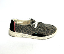 Hey Dude Womens Wendy Loafer Leopard Size 7 M