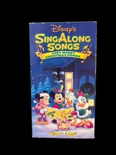 Disney's Sing-Along Songs Very Merry Christmas Songs VHS 1992 Musical Disney