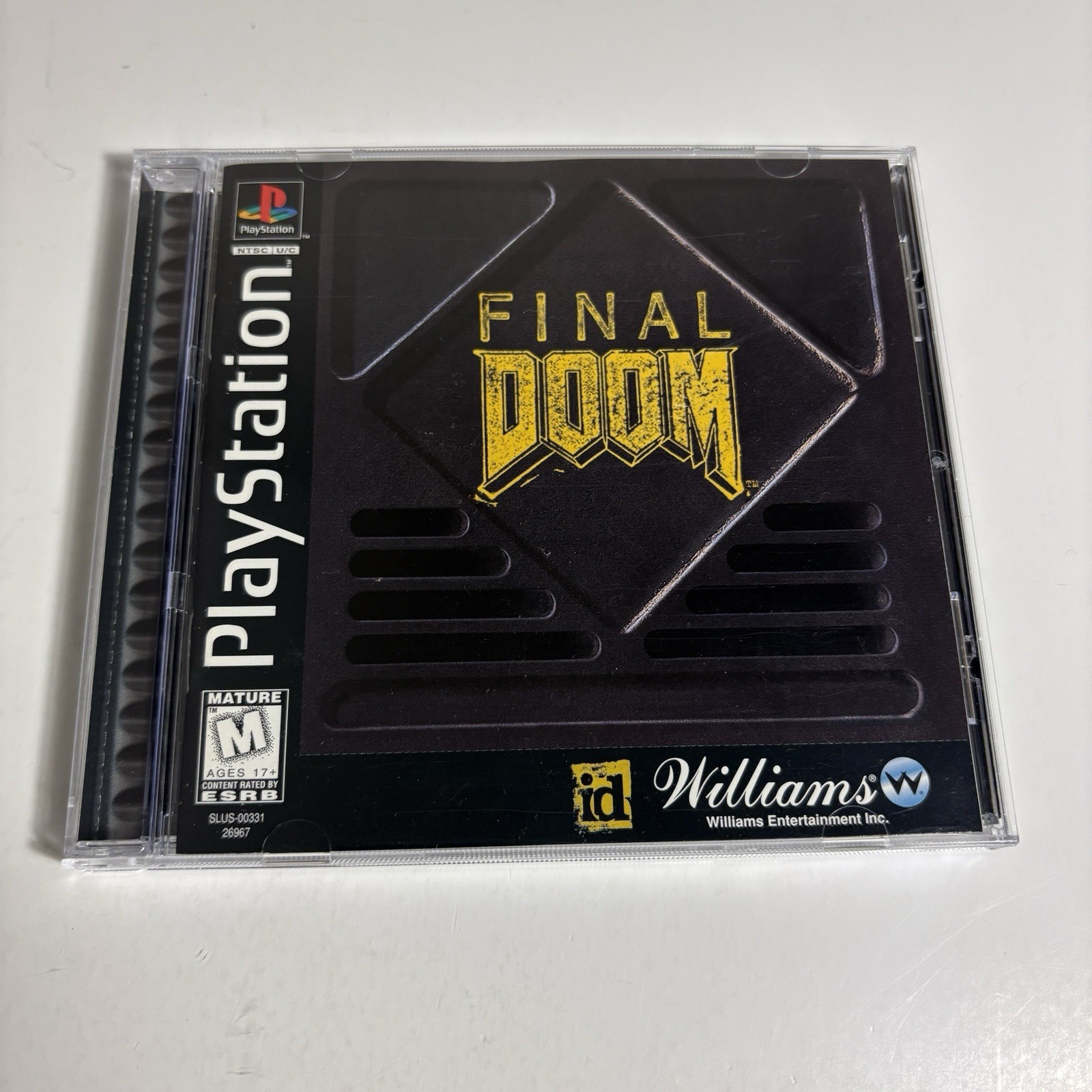 Final Doom (Playstation PS1) Complete CIB w/RegCard Tested Clean Fast Shipping!