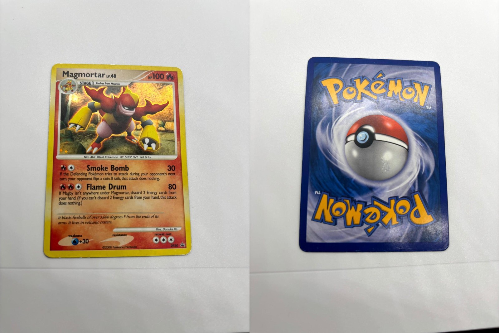Magmortar DP20 Holo Promo Diamond and Pearl Promos Pokemon