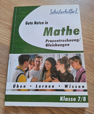Mathe Prozentrechnung/Gleichungen | Klasse 7/8 | Schülerhilfe, Taschenbuch