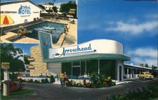Miami, Florida FL Arrowhead Motel Chrome Original Vintage Postcard